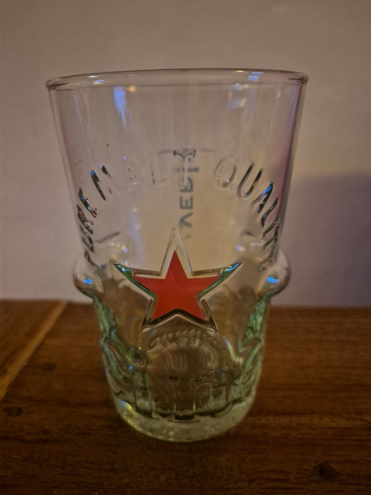 Origineel Heineken Silver Bierglas – 25 cl – met Reliëf, Ophalen of Verzenden, Zo goed als nieuw, Glas of Glazen, Heineken