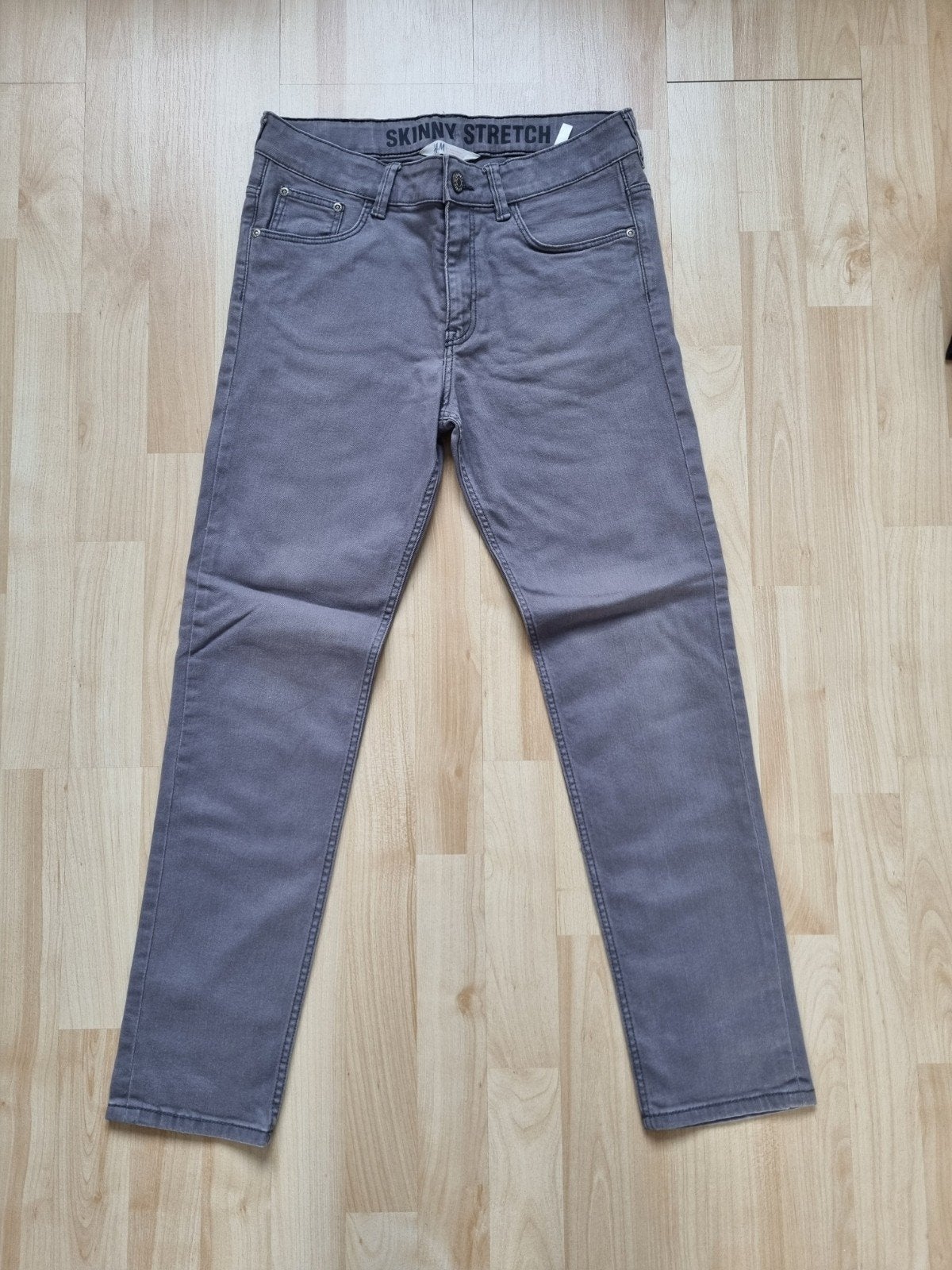 Skinny Stretch spijkerbroek van H&M - maat 164, Kinderen en Baby's, Broek, Gebruikt, H&M, Ophalen of Verzenden
