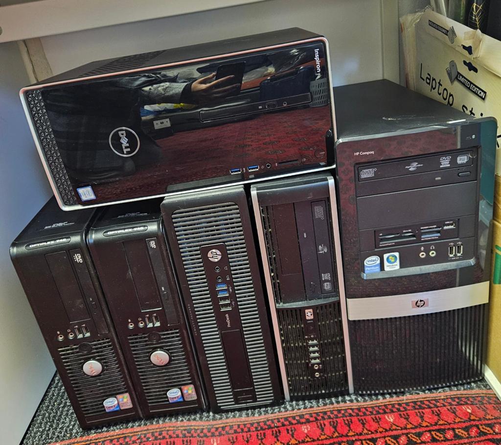 Diverse PC units CPU - Ideaal voor kinderen/hobby/simpel geb, Computers en Software, Desktop Pc's, Gebruikt, HDD, Minder dan 4 GB