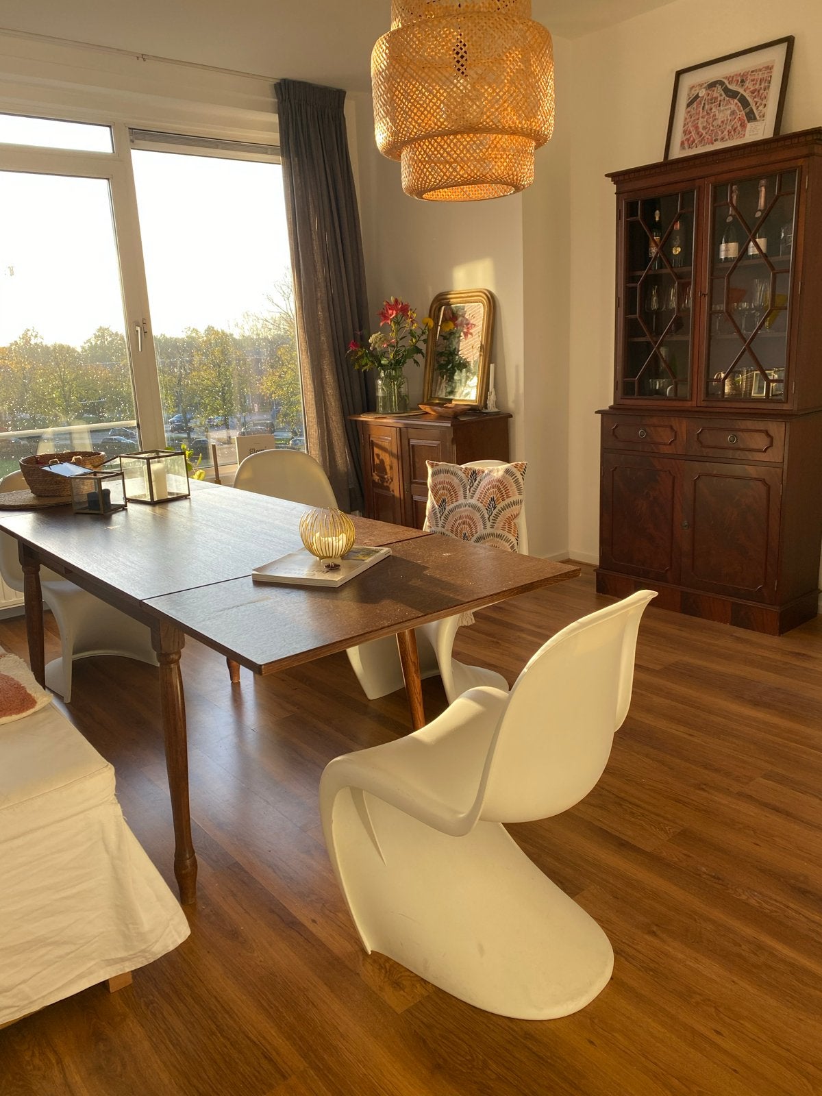Uitklapbare eettafel, Ophalen, Gebruikt, 100 tot 150 cm, 50 tot 100 cm