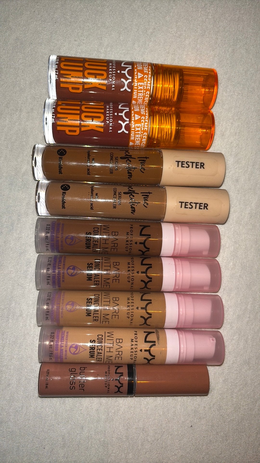 diverse merken makeup (testers, bruin), Bruin, Gehele gezicht, Ophalen of Verzenden, Zo goed als nieuw