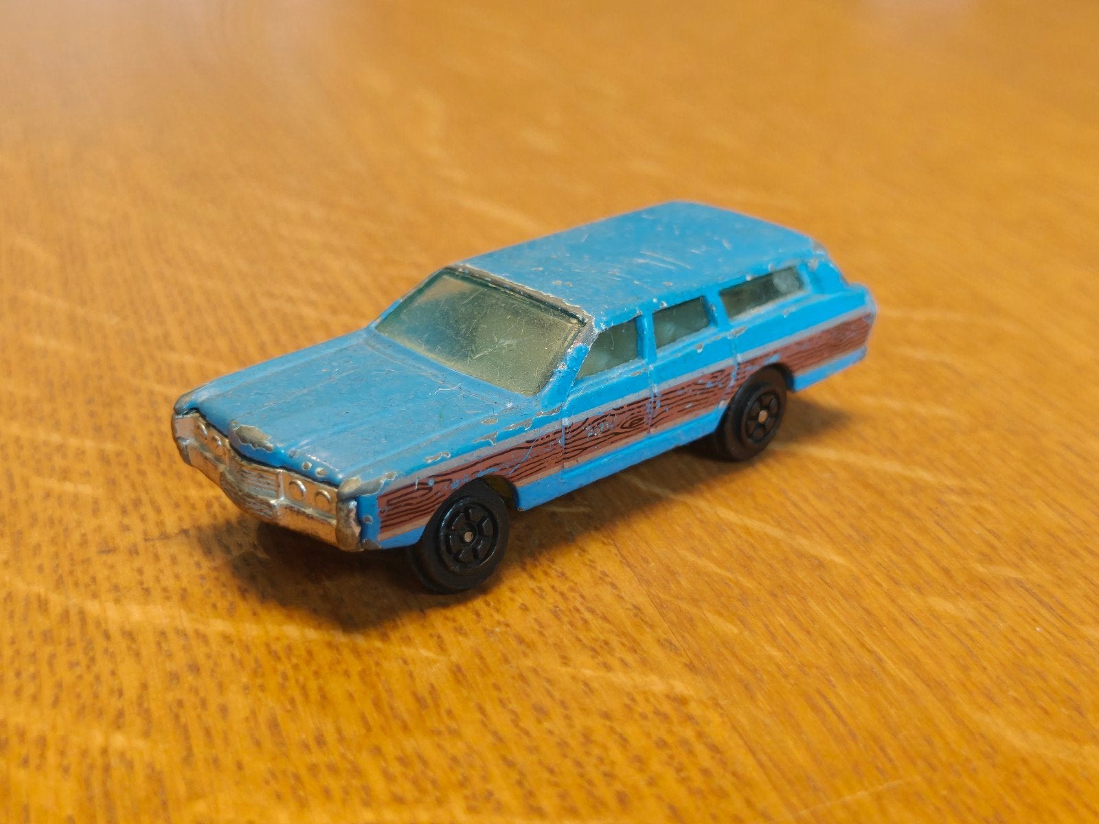 Yatming Ford Country Squire Station Wagon BLAUW, Ophalen of Verzenden, Auto