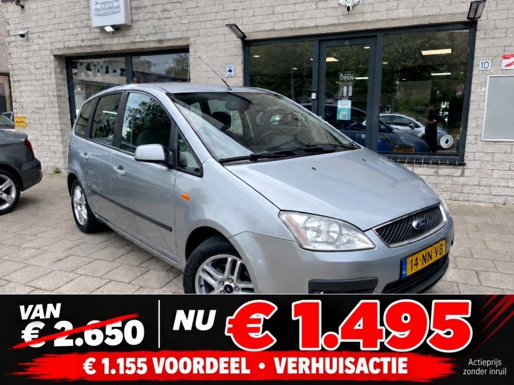 Ford Focus C-Max 1.8-16V First Edition | Airco APK | NAP, Gebruikt, 1287 kg, Euro 4, 120 pk