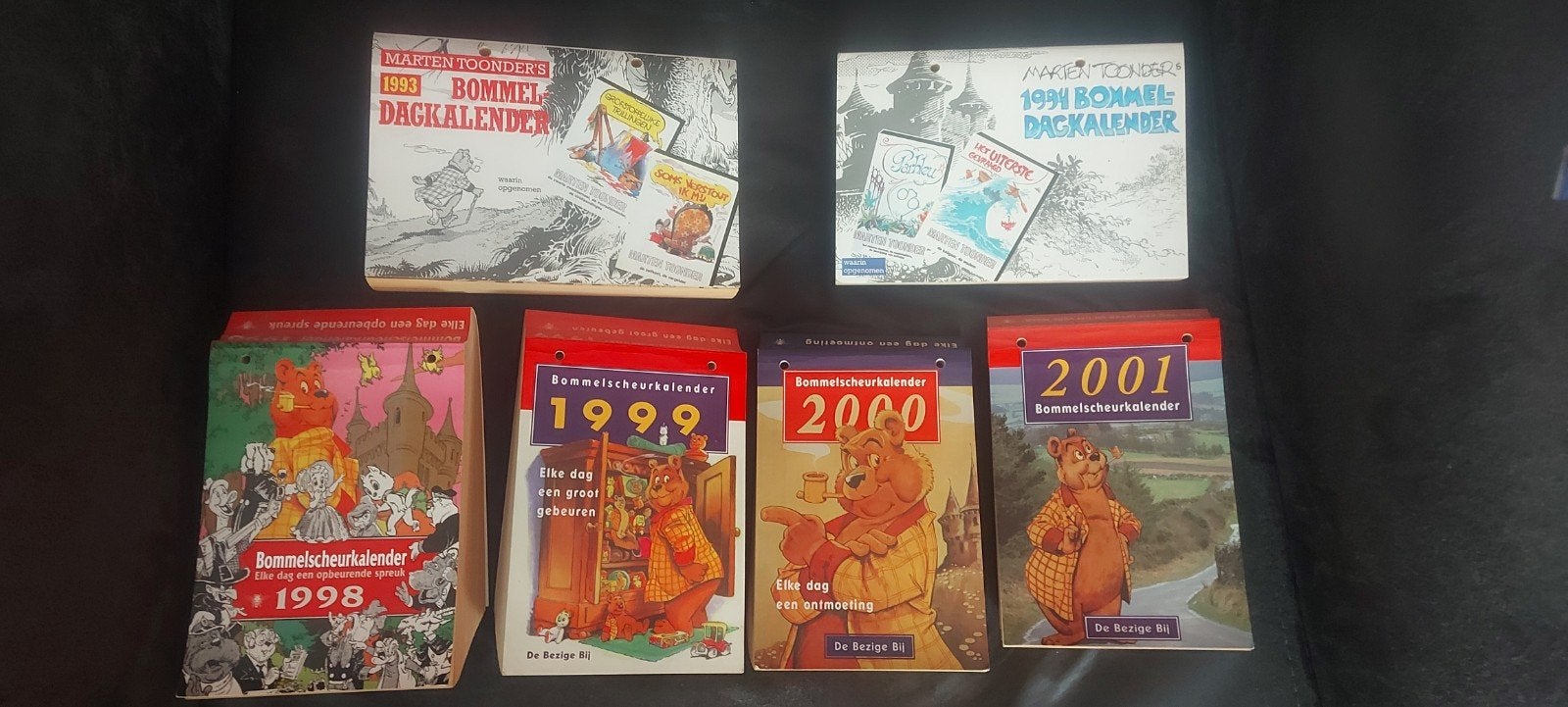 6 scheurkalender olivier b bommel, Ophalen of Verzenden, Olivier B, Bommel en Tom Poes