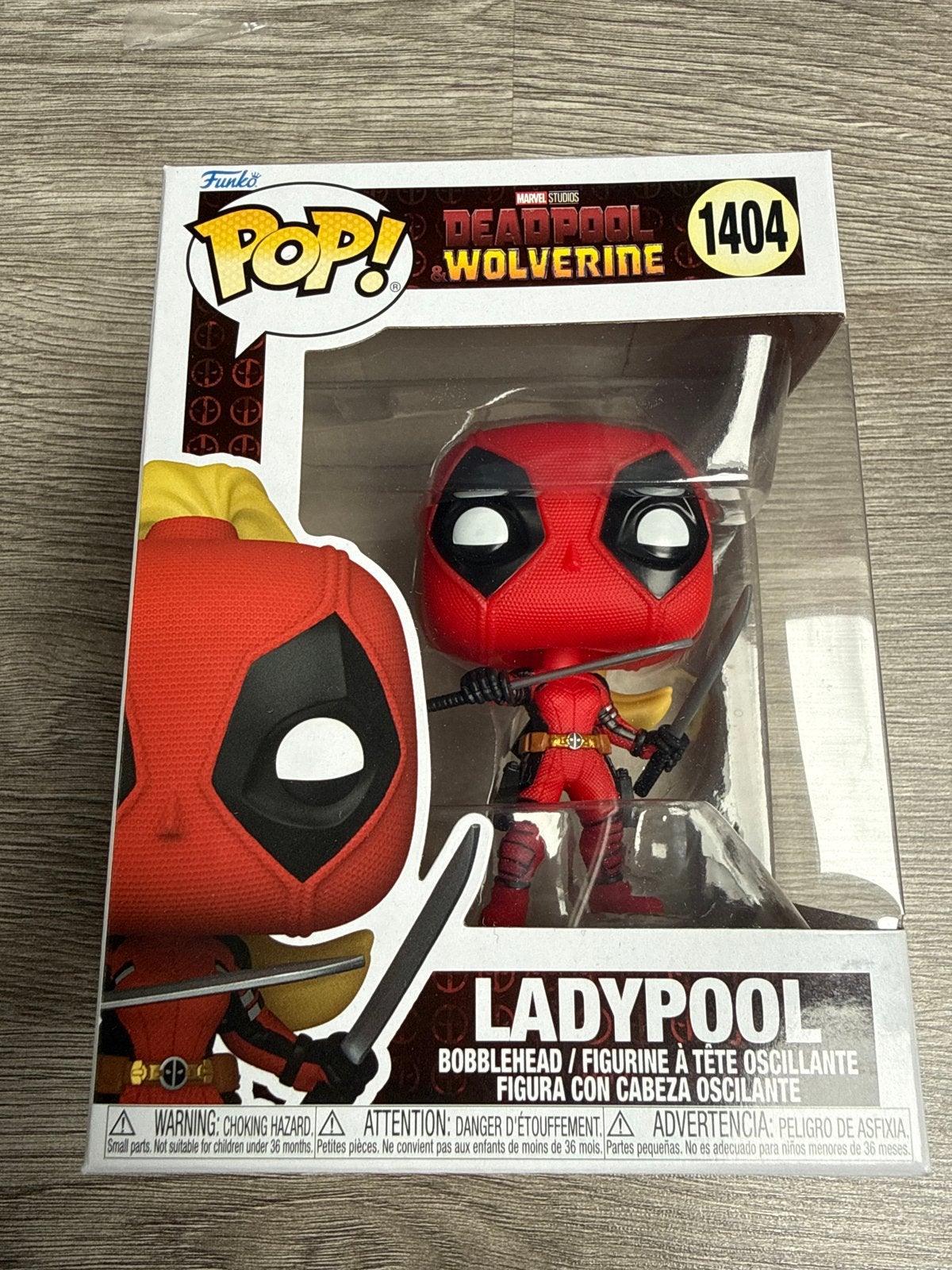 Funko Pop! Marvel Studios Deadpool & Wolverine Lady Deadpool, Ophalen of Verzenden, Nieuw
