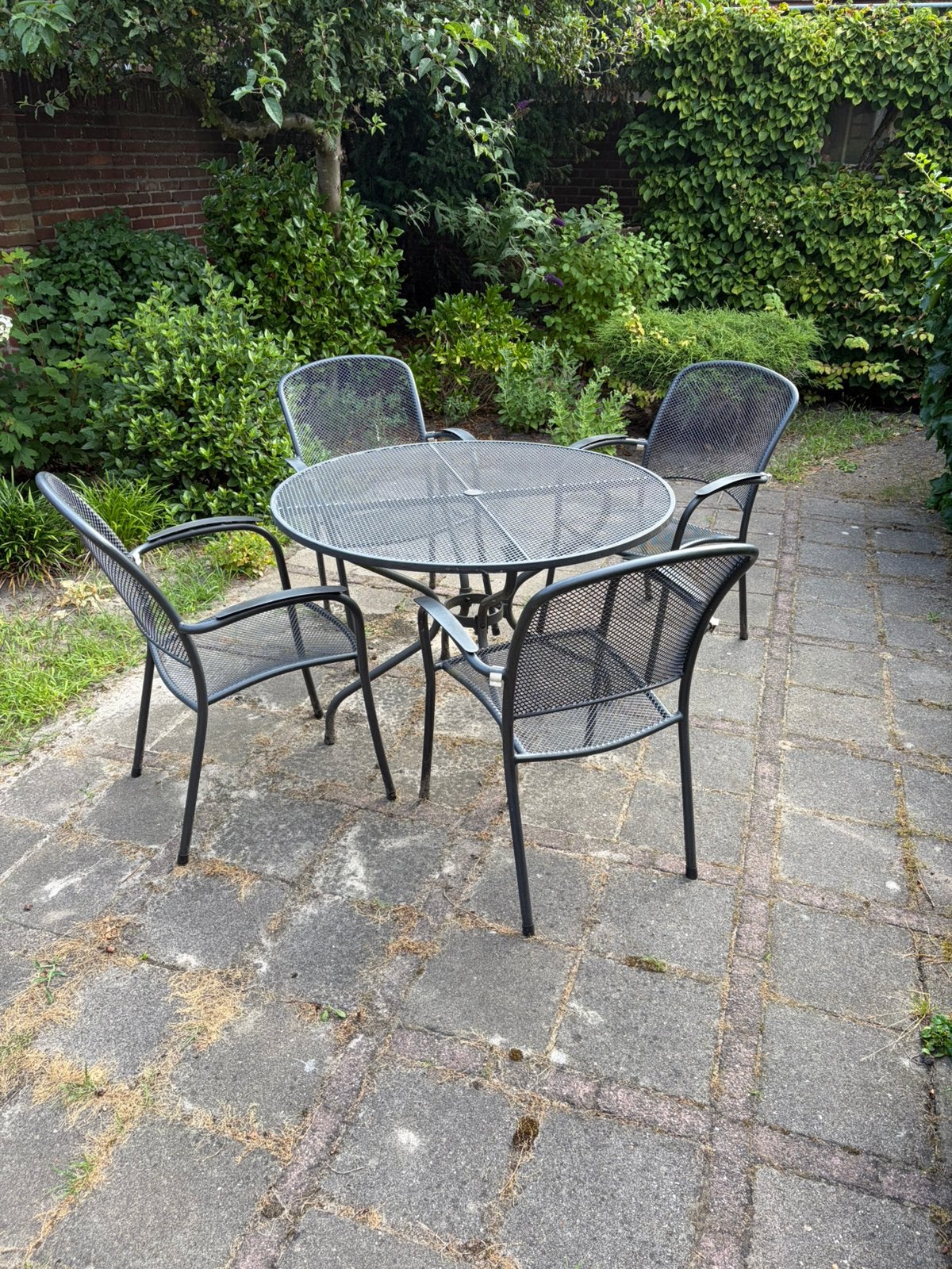 Tuinset, Ophalen, Gebruikt