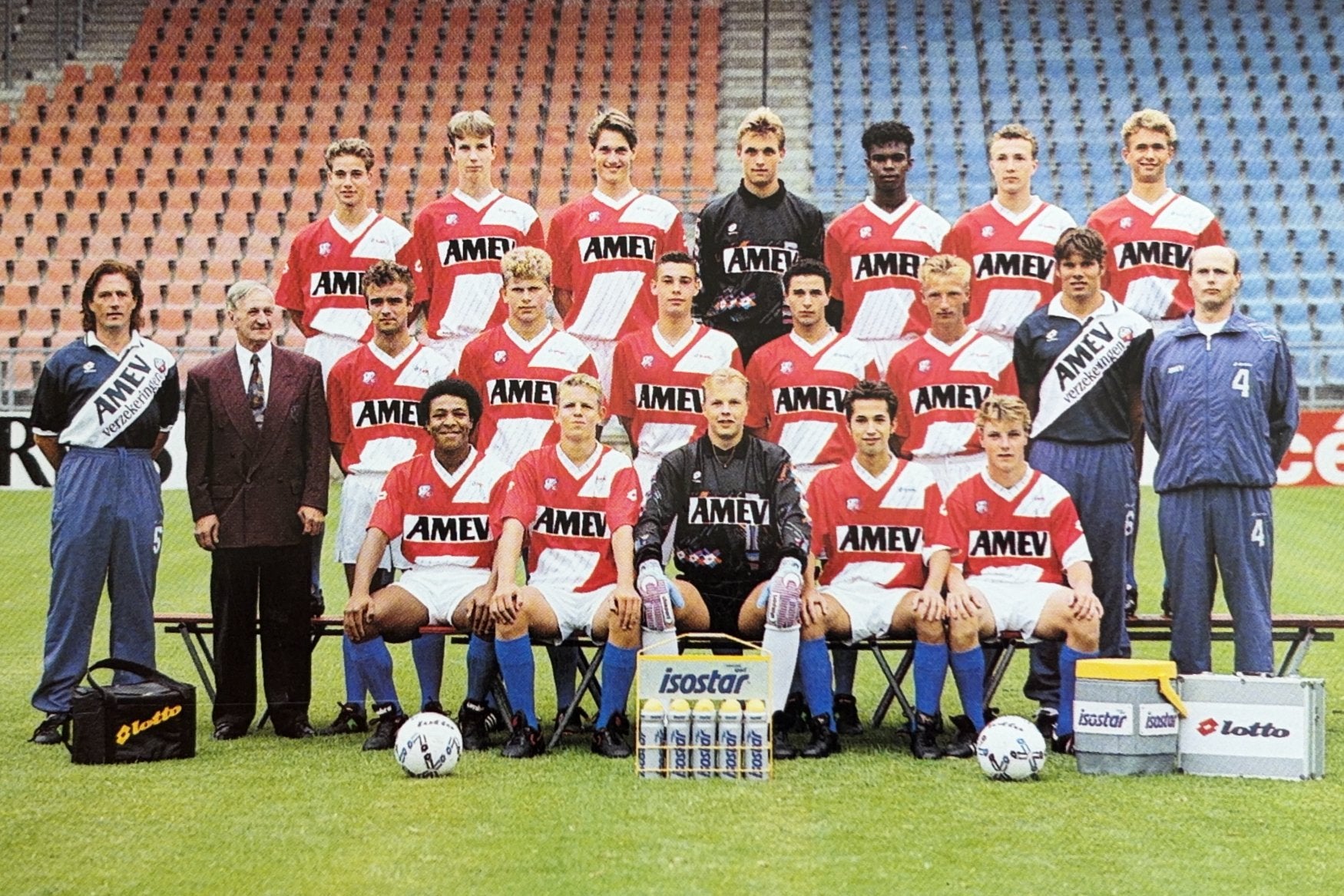 Elftalkaart FC Utrecht A1 Jeugd - seizoen 1992/1993, Verzenden, Zo goed als nieuw, F.C. Utrecht, Spelerskaart