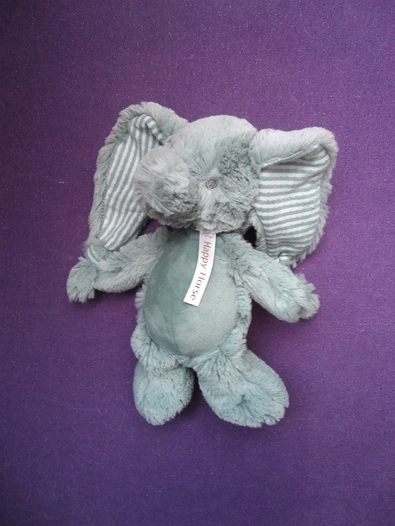 HAPPY HORSE Knuffel OLIFANT ELEPHANT EDDY. 24 CM **Nieuw**, Groen, Happy Horse, Nieuw, Ophalen of Verzenden