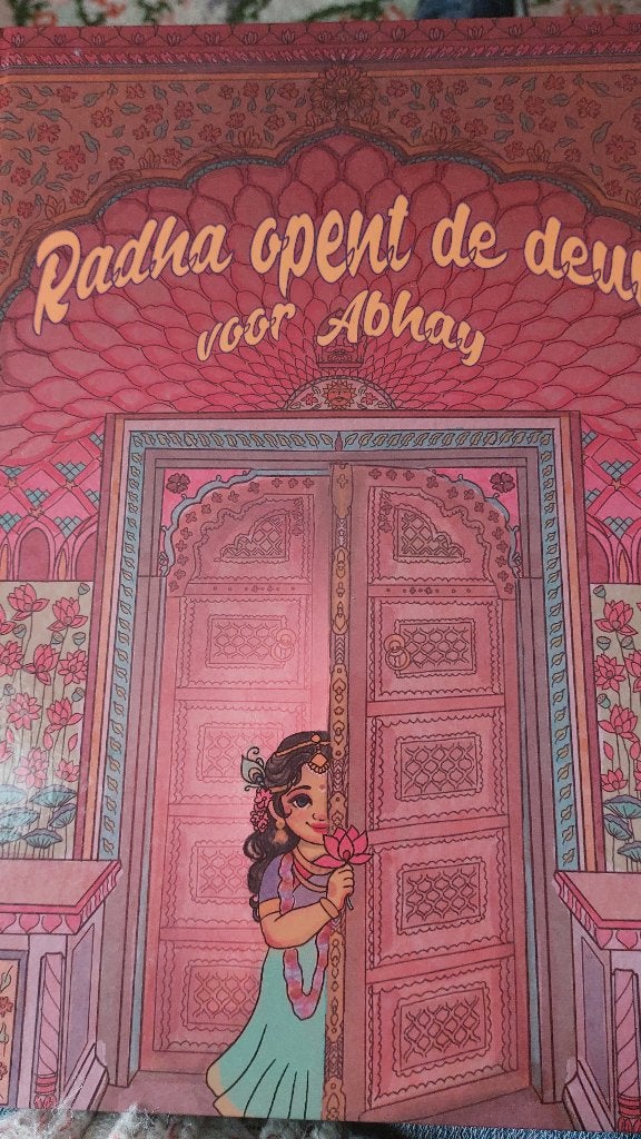 Madhuri Bhakti: RADHA OPENT DE DEUR voor Abhay, Eén stripboek, Ophalen of Verzenden, Zo goed als nieuw