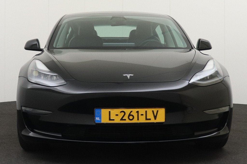 Tesla Model 3 Performance AWD 75 kWh 463 PK FSD-3 20'LMV Aap, Auto's, Tesla, Automaat, Gebruikt, Zwart, Stoelverwarming