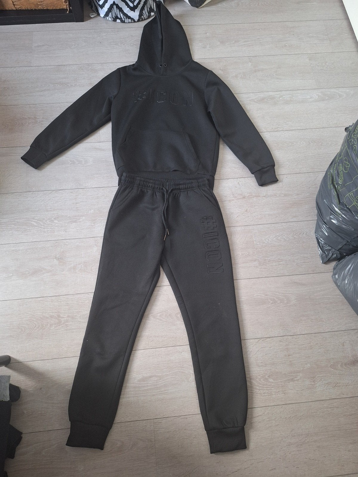 Icon pak  maat 154, Kleding | Dames, Huispakken, Ophalen of Verzenden, Zo goed als nieuw, Maat 34 (XS) of kleiner, Zwart
