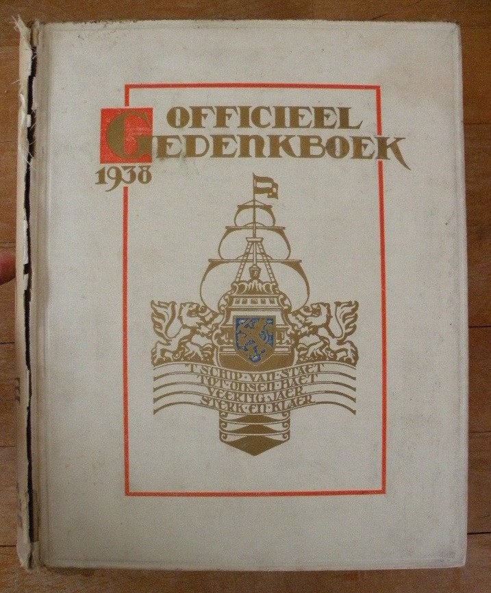 Officiëel Gedenkboek. 1938. Uniek exemplaar., Verzamelen, Koninklijk Huis en Royalty, Ophalen of Verzenden, Gebruikt, Nederland