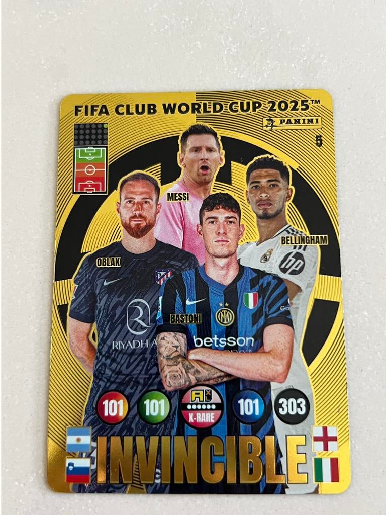 FIFA Club World Cup 2025 Panini Invincible Kaart, Ophalen of Verzenden, Zo goed als nieuw, Buitenlandse clubs, Spelerskaart