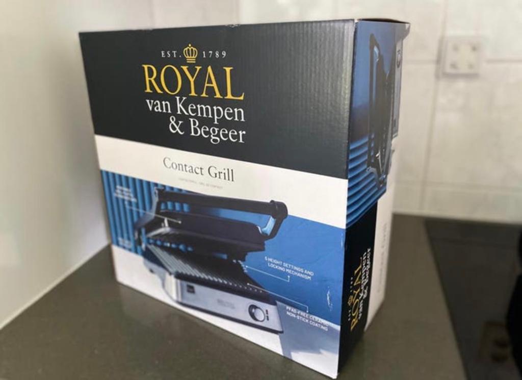 Contactgrill, pan, tosti ijzer, gril - Royal Kempen & Begeer, Witgoed en Apparatuur, Contactgrills, Ophalen, Uitneembare platen