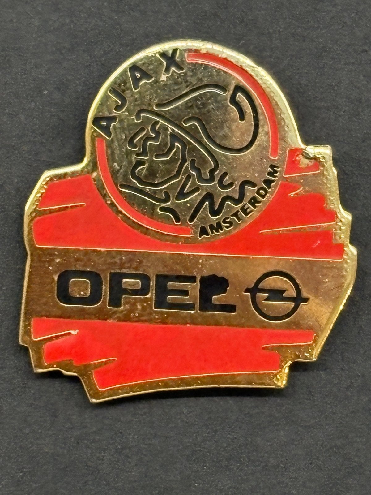 Pin Ajax / Opel, Ophalen of Verzenden, Zo goed als nieuw, Transport
