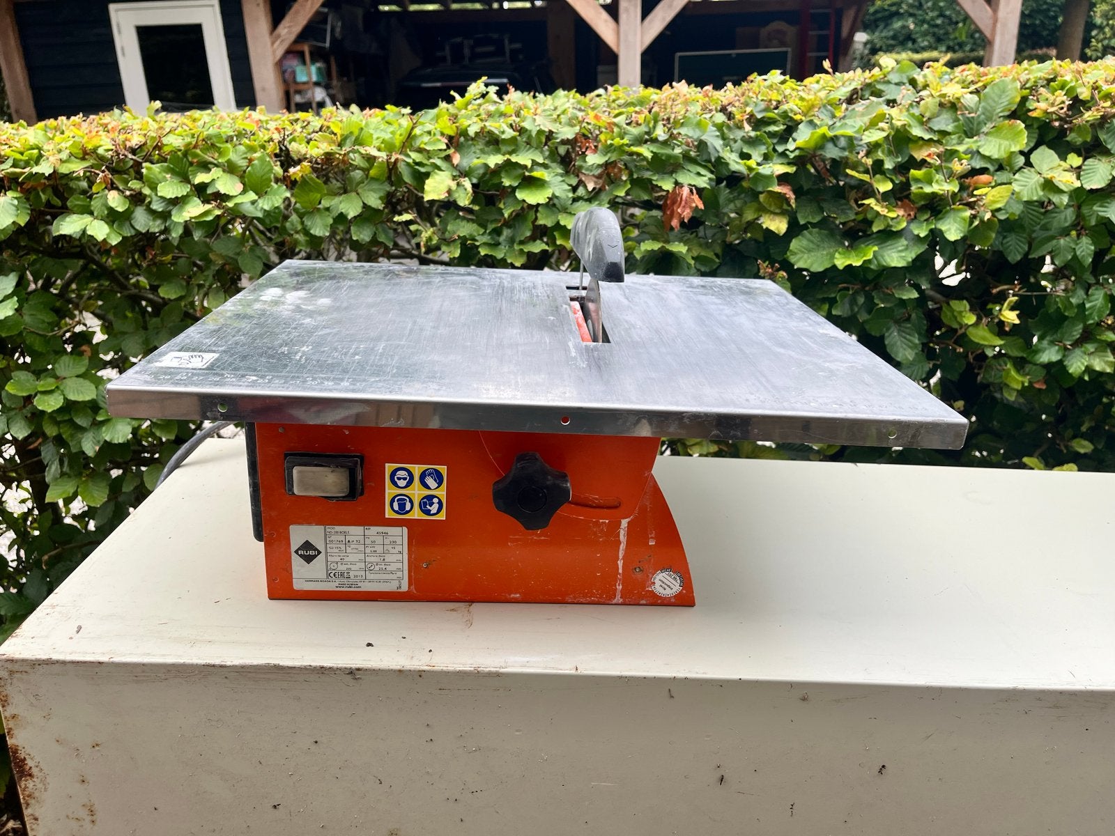 Rubi ND-200 Boels Tegelzaag - Gebruikt, Doe-het-zelf en Verbouw, Ophalen, Gebruikt, Overige typen, 600 tot 1200 watt