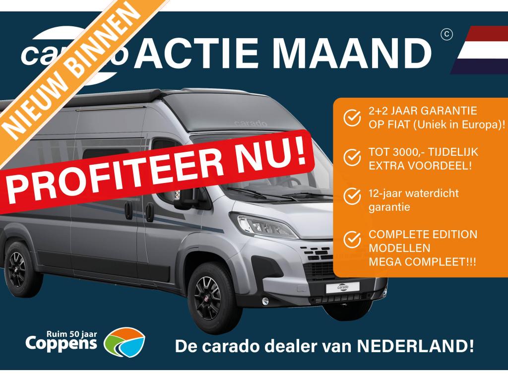 Carado CV541 AUTOMAAT + ACTIEPRIJS, Automaat, Chemisch toilet, Buscamper of Camperbus, Startonderbreker