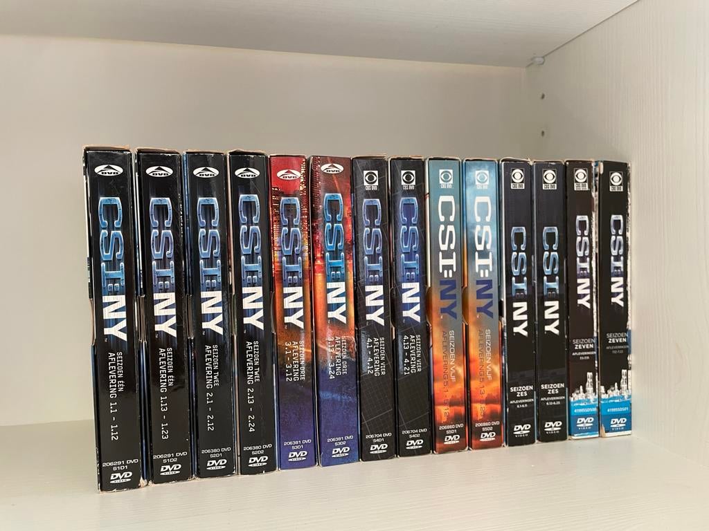 CSI: NY DVD Boxset Seizoen 1-7, Ophalen, Gebruikt, Boxset, Actie en Avontuur