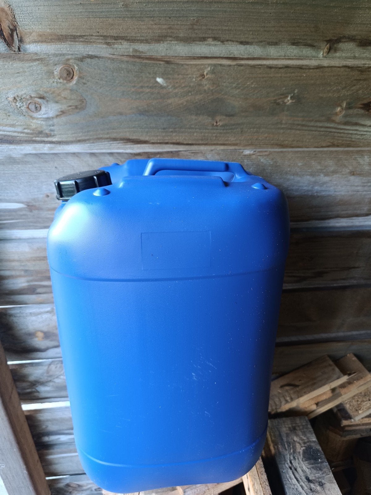 Blauwe jerrycan 25 liter - Zo goed als nieuw, Ophalen, Overige typen, Minder dan 50 cm, Zo goed als nieuw