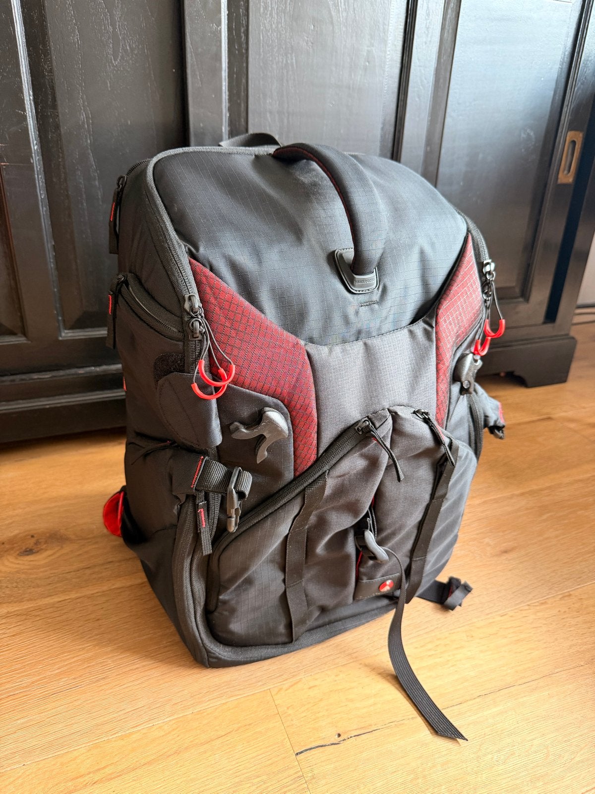 Manfrotto Pro Light Rugtas - Zwart/Rood, Ophalen, Manfrotto, Rugtas, Gevoerd