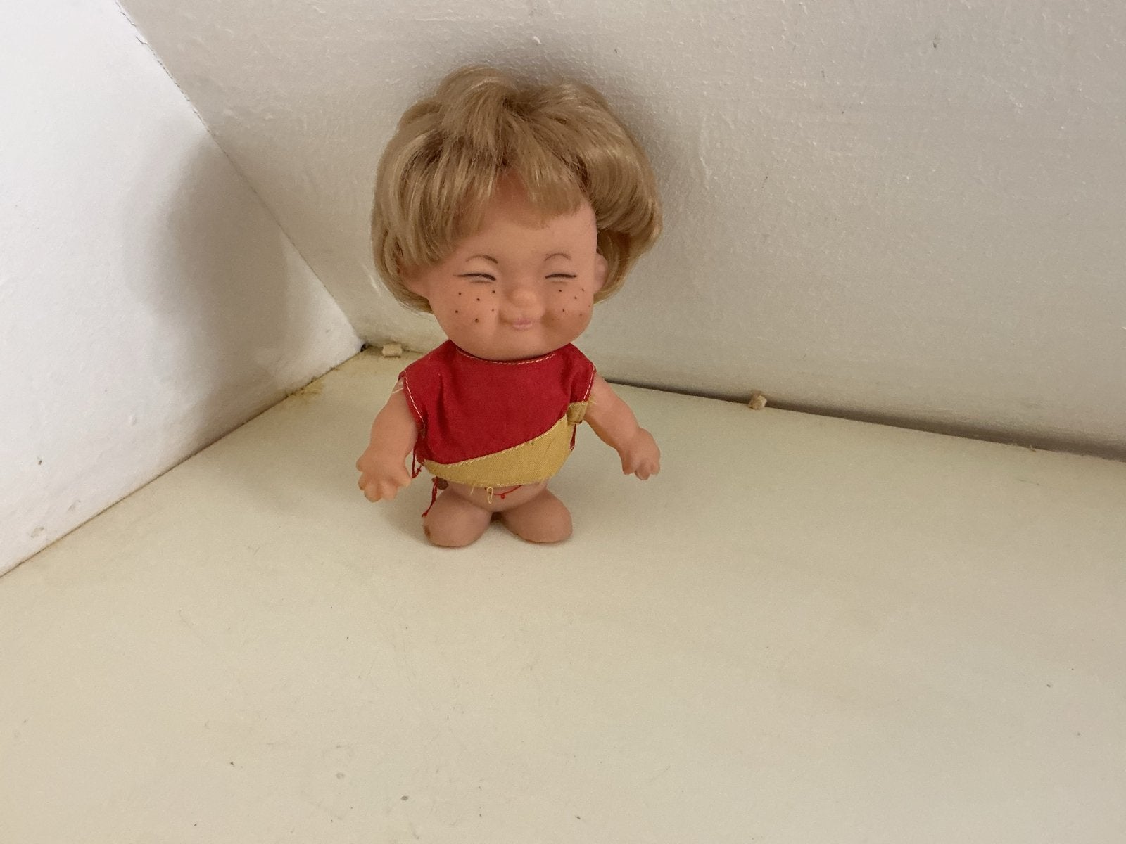 Set van 3 vintage poppen: Babypop en Barbie-achtig, Ophalen of Verzenden, Gebruikt, Babypop