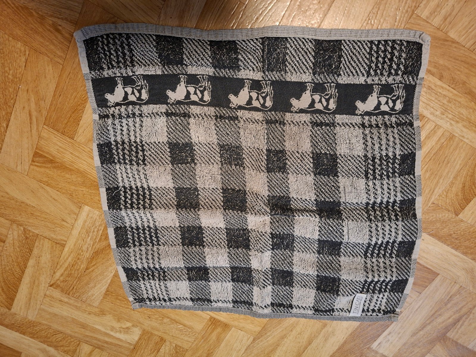 keuken handdoek zwart met koe plaatjes, Ophalen, Zwart, Boxer