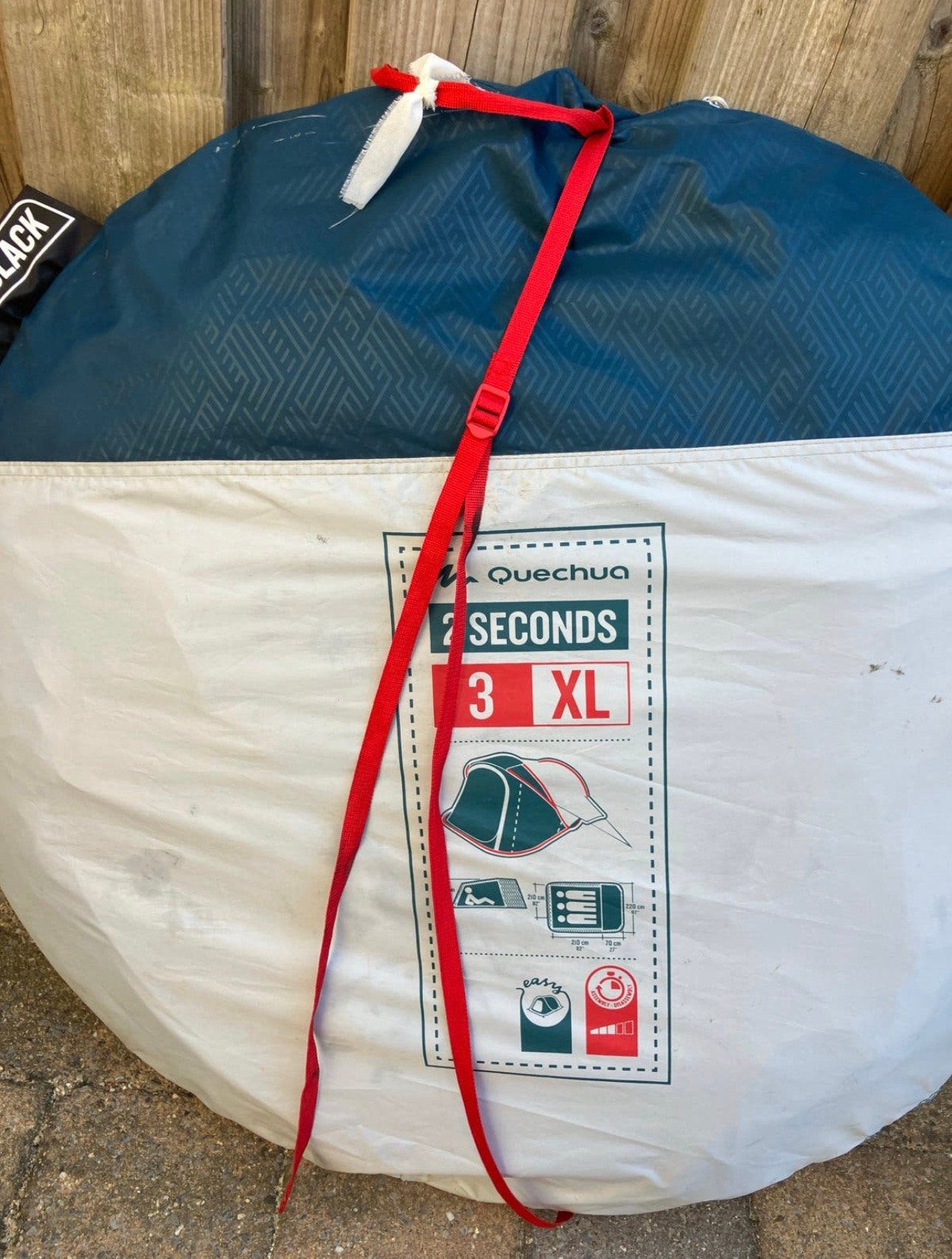 Quechua 2 Seconds 3XL Fresh & Black tent, Ophalen, Zo goed als nieuw, Tot en met 2