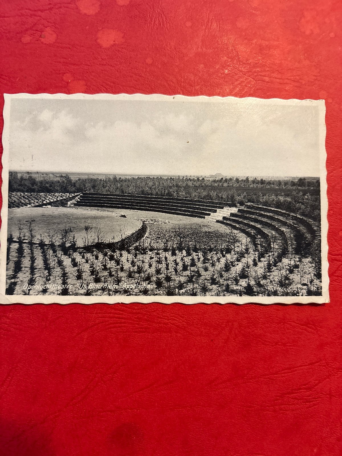 Ansichtkaart Openluchttheater Appelscha (1920-1940), Ophalen of Verzenden, 1920 tot 1940, Gelopen, Friesland