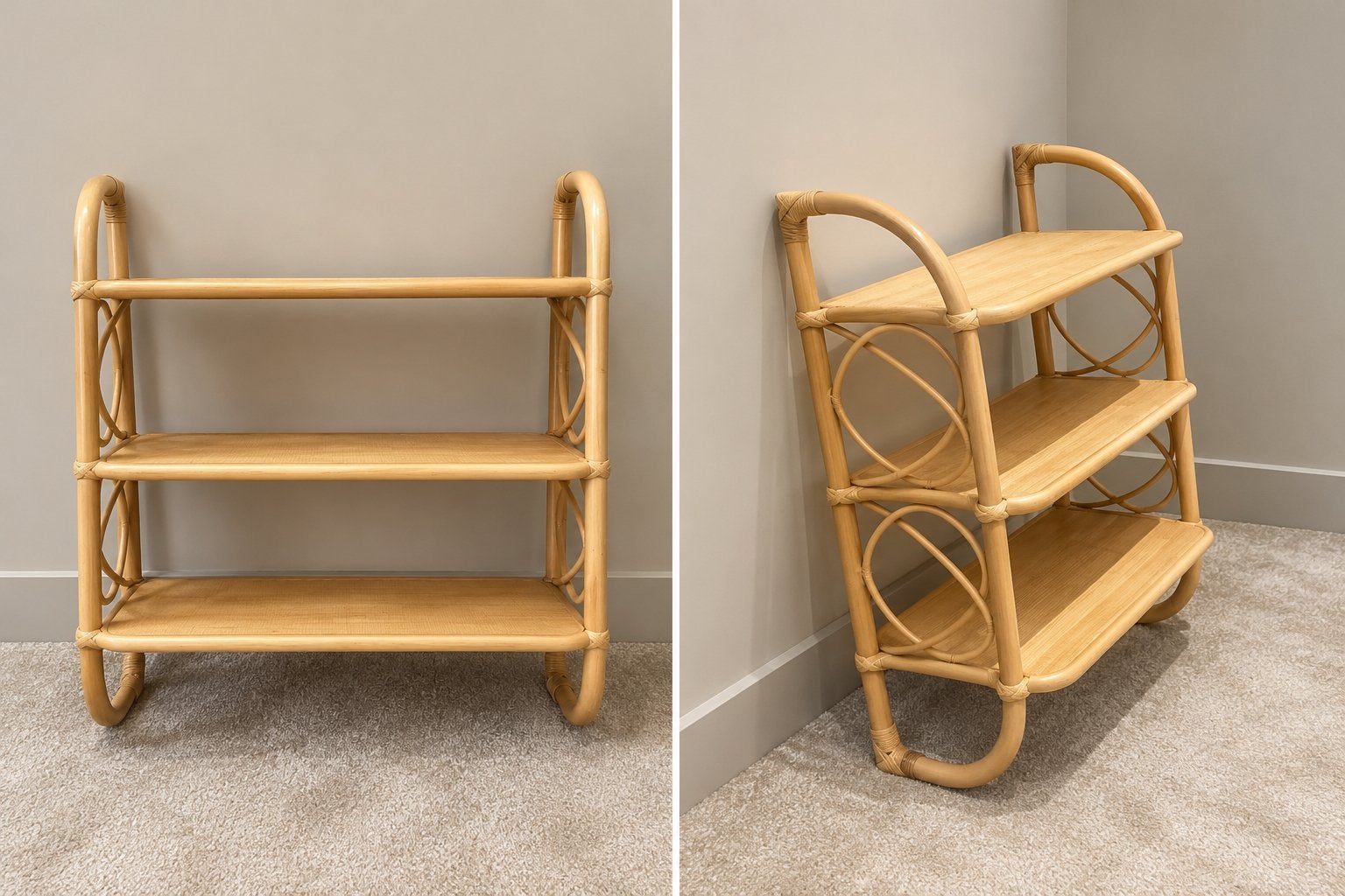 Rotan wandrek / kastje – leuk voor babykamer of kinderkamer, Ophalen, Zo goed als nieuw