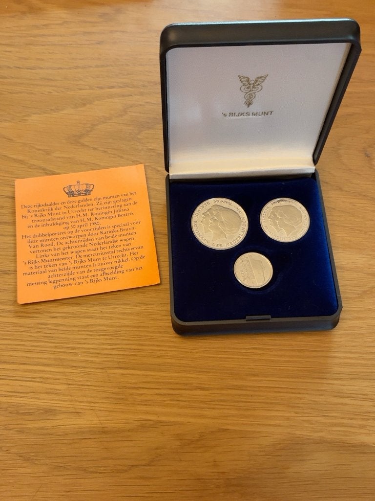 s Rijks Munt set 1980 Juliana Beatrix compleet, Verzenden, Koningin Juliana, Setje