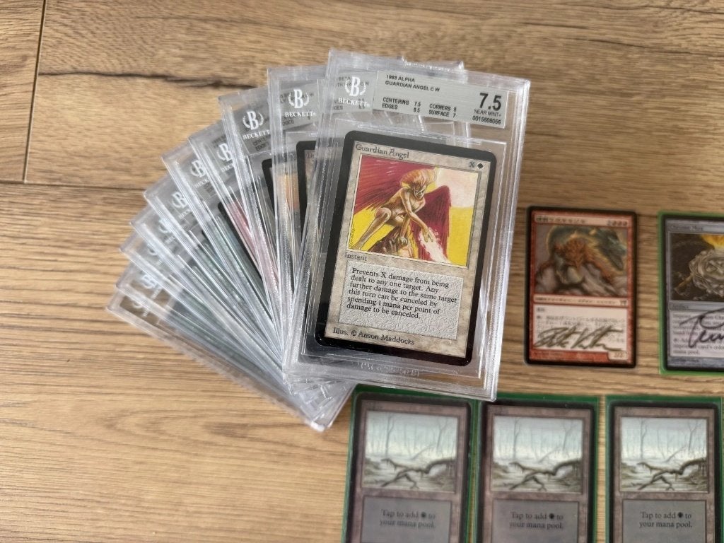 Te Koop Alpha Beta Magic The Gathering Set, Ophalen of Verzenden, Gebruikt, Meerdere kaarten, Foil