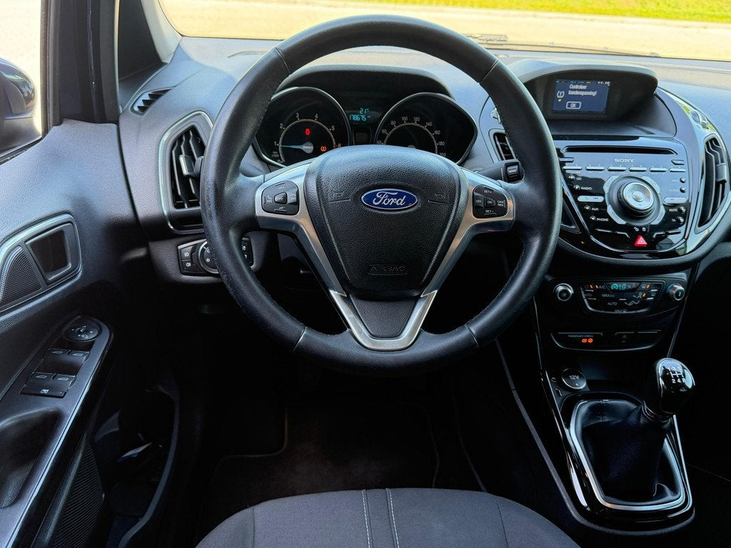 Ford B-Max 1.0 EcoBoost Titanium X-Pack | Deep Impact Blue |, Auto's, Ford, Voorwielaandrijving, Euro 5, Stof, Gebruikt