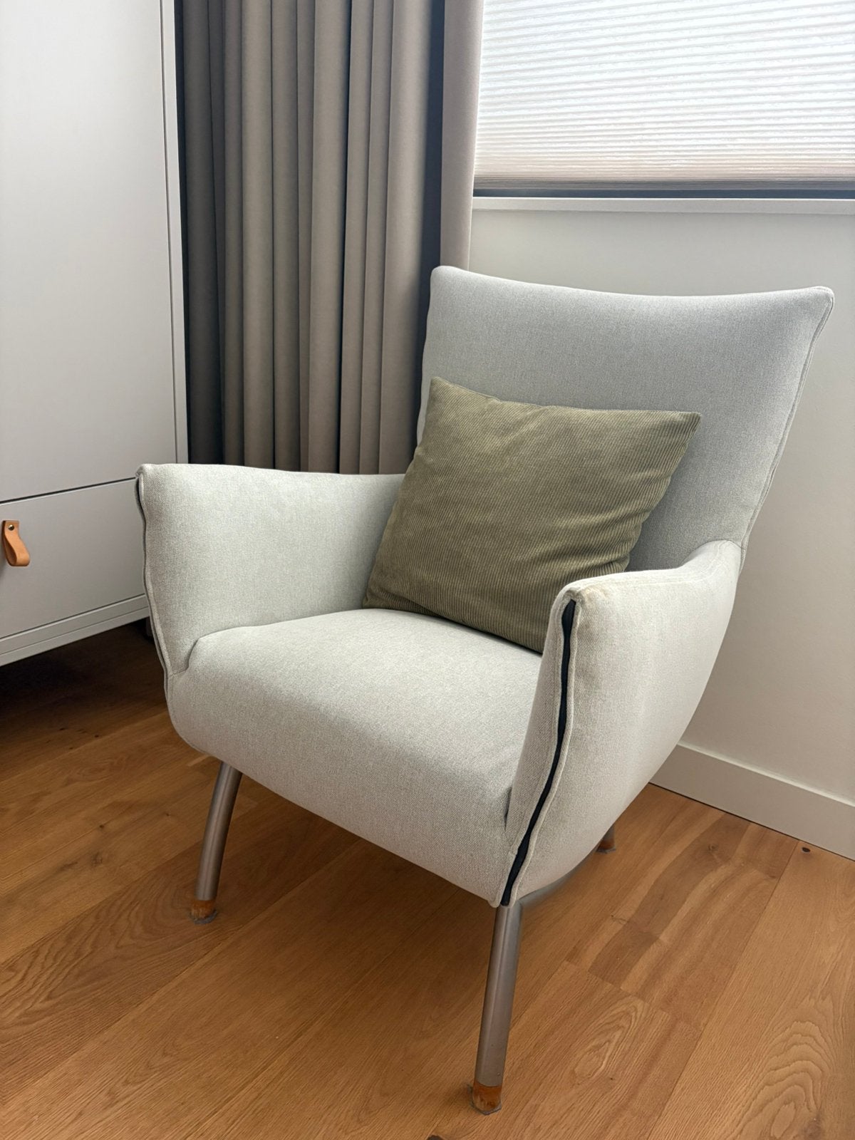 Label Foxx fauteuil van den Berg, Huis en Inrichting, Ophalen, Zo goed als nieuw, 75 tot 100 cm, 50 tot 75 cm