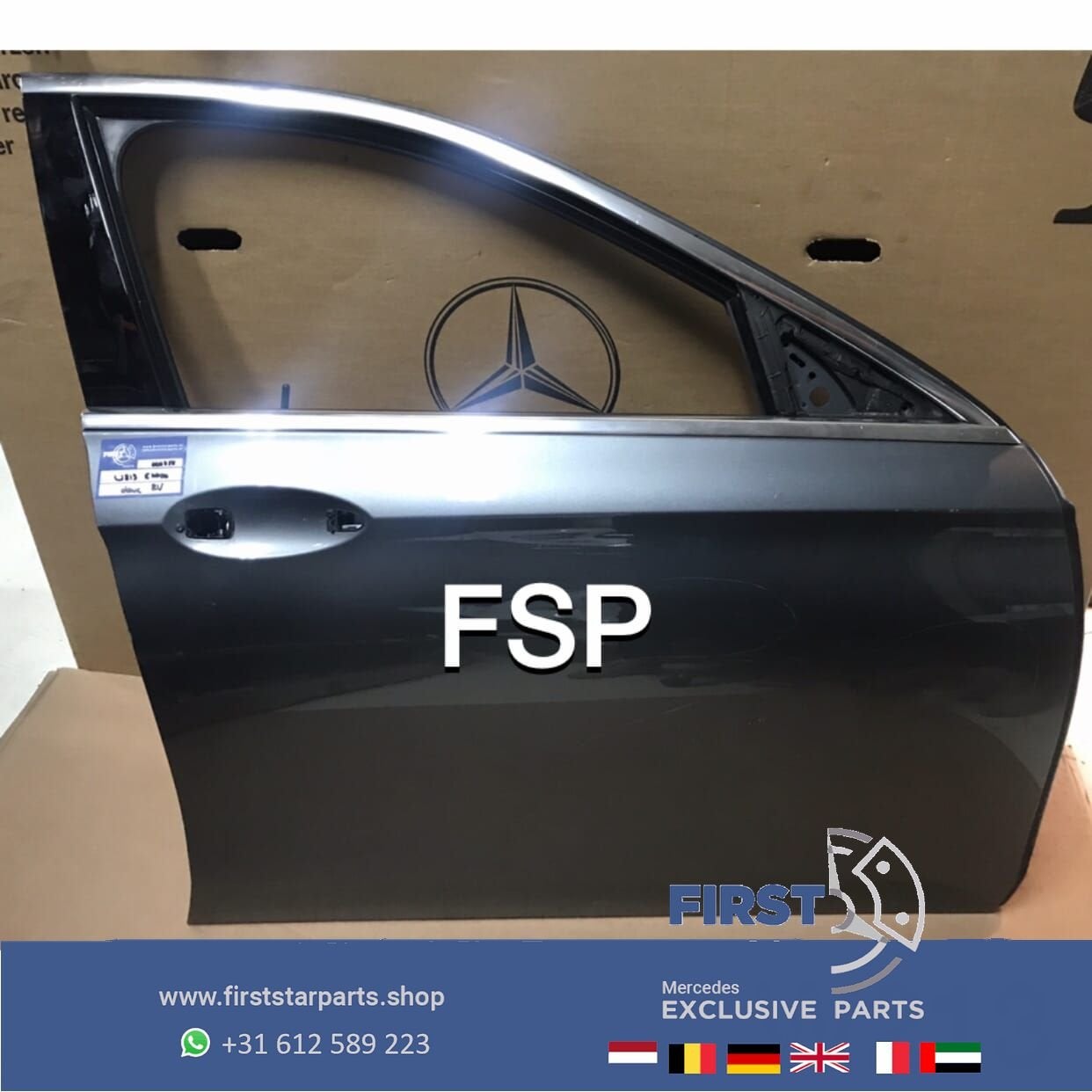 W213 deur portier compleet rechts voor Mercedes E Klasse 201, Auto-onderdelen, Carrosserie en Plaatwerk, Gebruikt, -, Deur, Ophalen of Verzenden