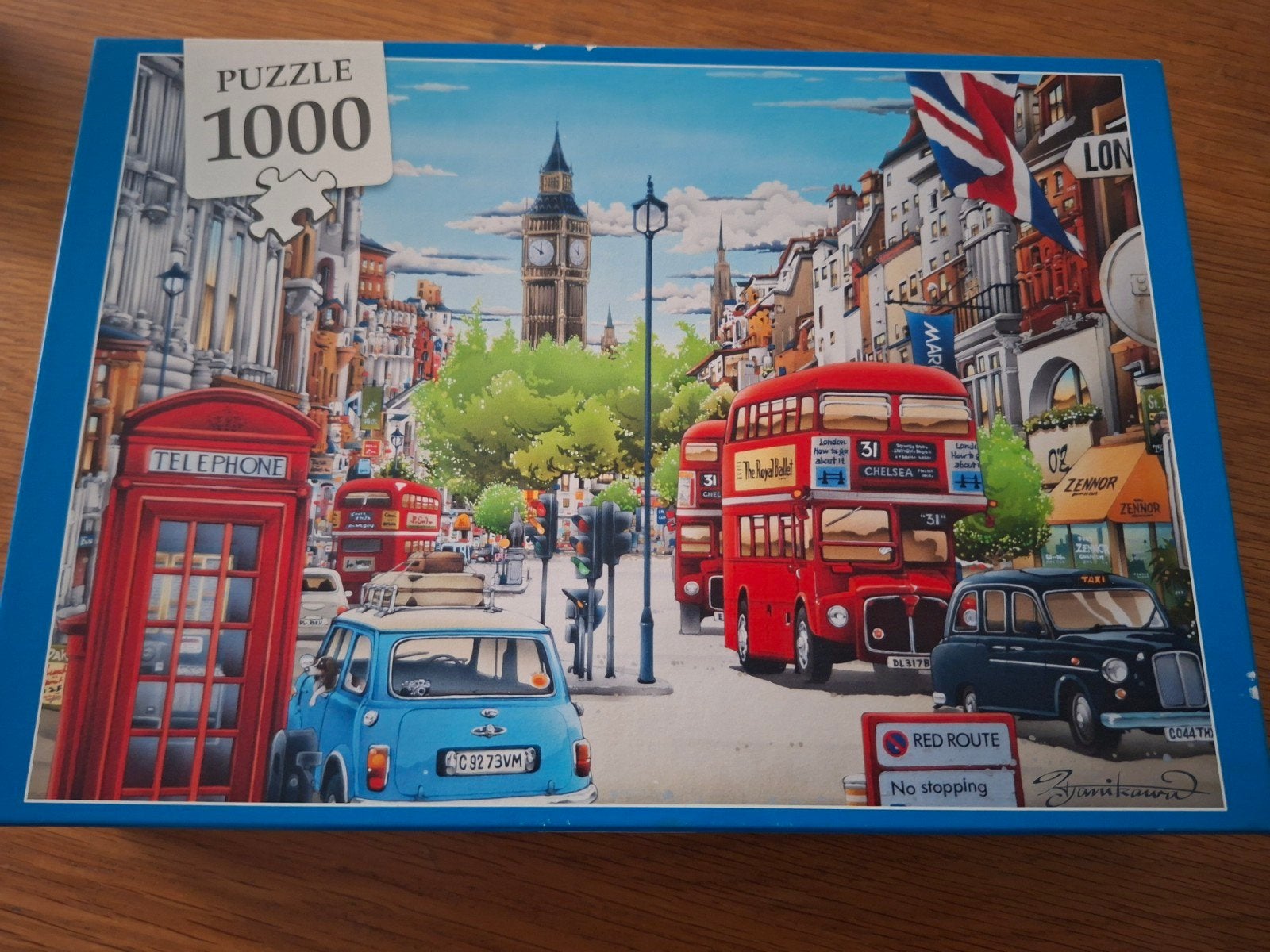 leuke puzzel, Ophalen of Verzenden, 500 t/m 1500 stukjes, Zo goed als nieuw