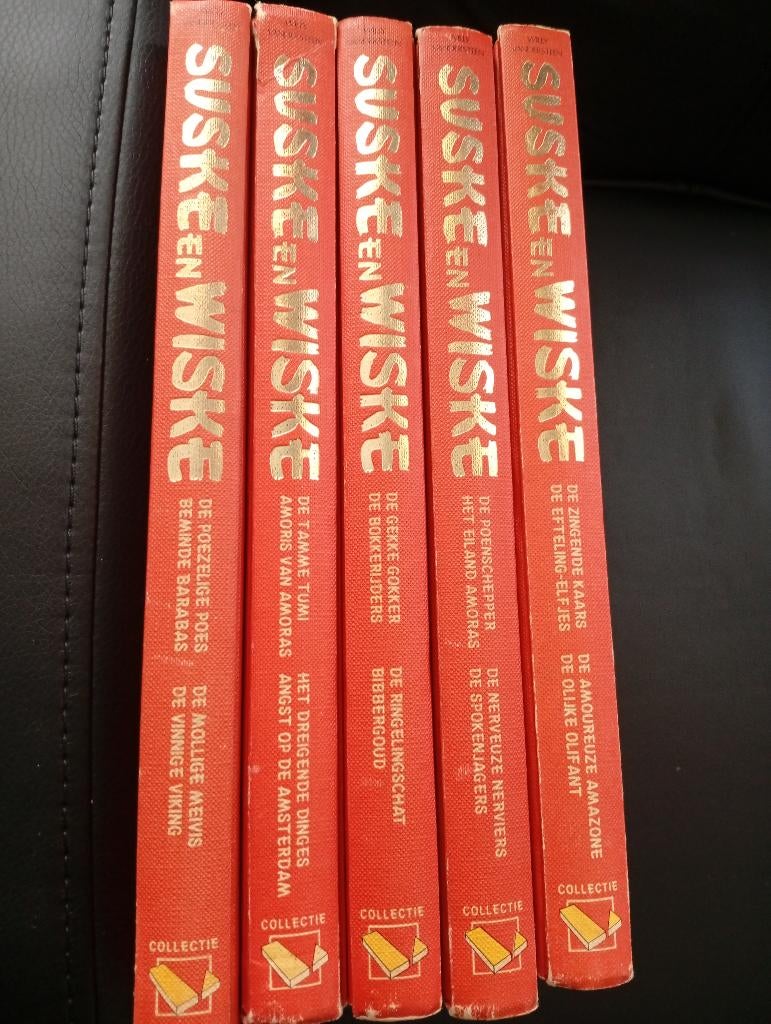 5 stuks Verzamelbanden Suske en Wiske, Meerdere stripboeken, Ophalen of Verzenden, Gelezen, Willy Vandersteen