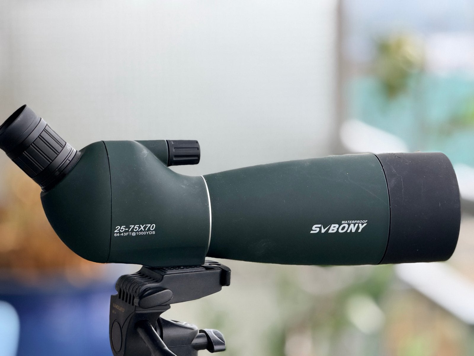SVBONY 25-75x70 Spottingscope zonder statief met Tas, Audio, Tv en Foto, Optische apparatuur | Telescopen, Ophalen of Verzenden