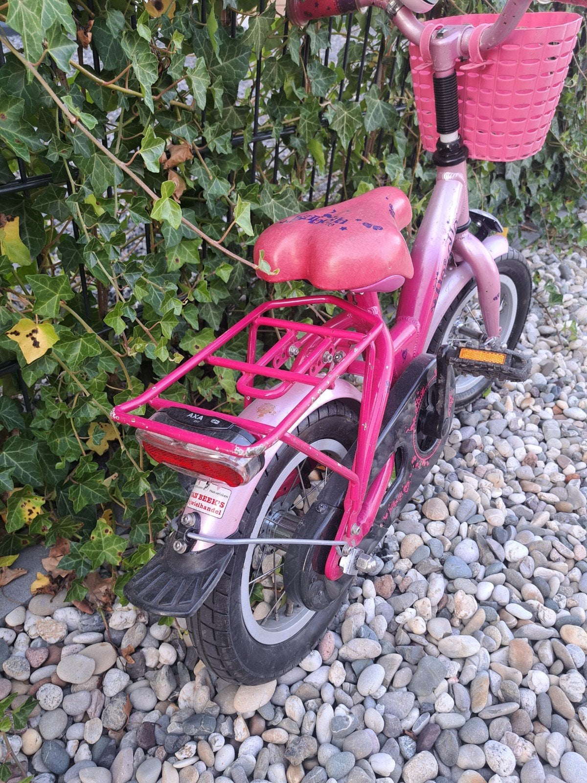 Roze Gazelle kinderfiets 12 inch, Ophalen, Gebruikt, Minder dan 16 inch, Gazelle