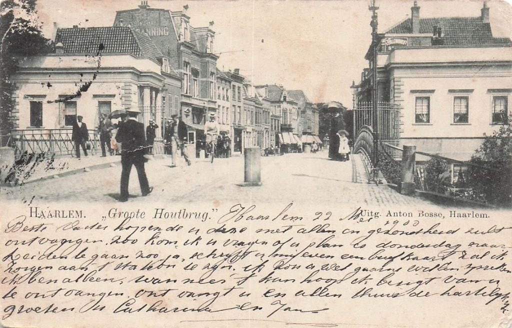 702-193-053 Haarlem Groote Houtbrug., Verzenden, Voor 1920, Noord-Holland
