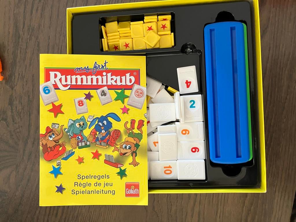 Rummikub voor kinderen - My First Rummikub (Z.G.A.N.), Ophalen of Verzenden, Zo goed als nieuw