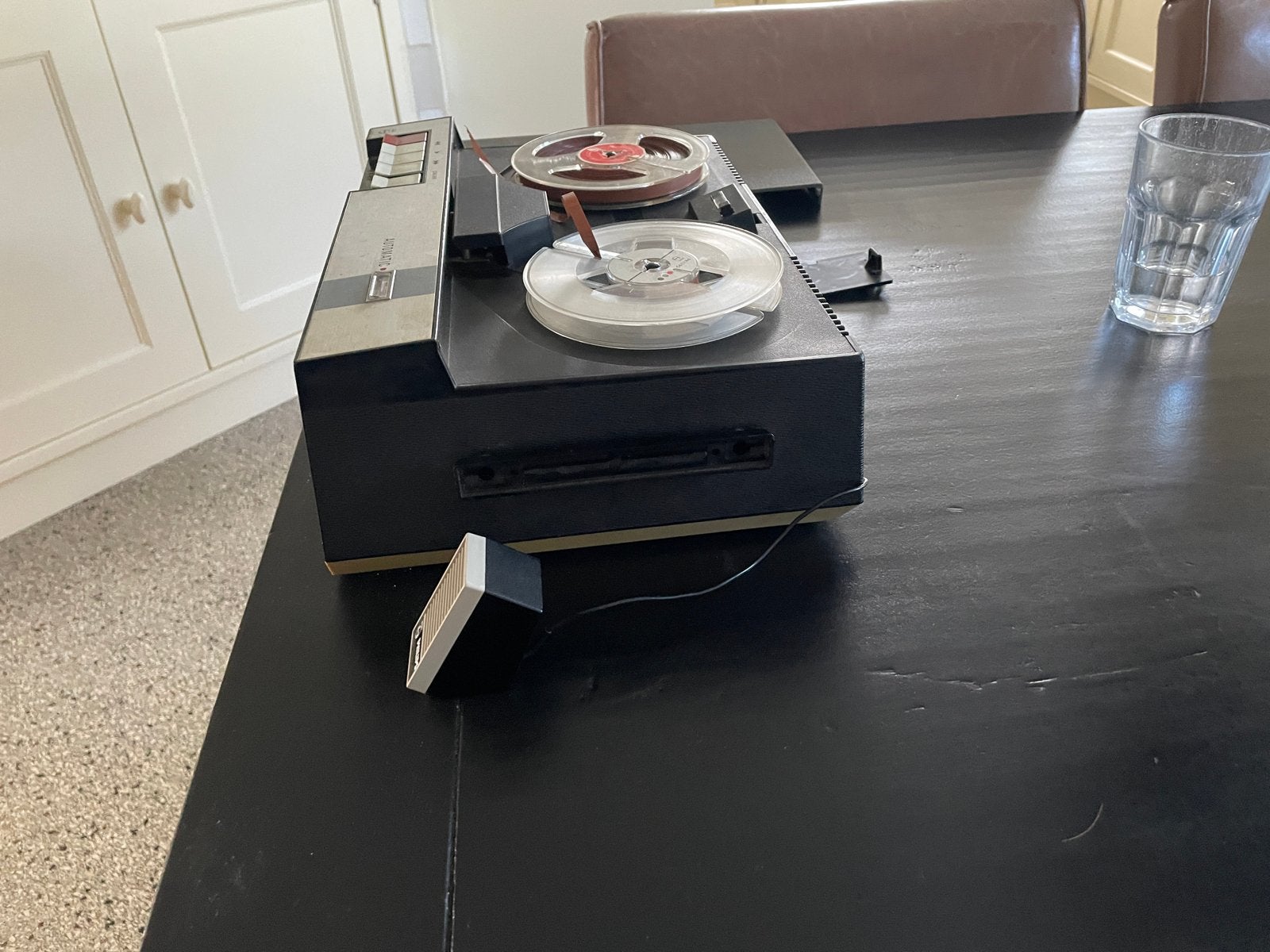 Philips Bandrecorder - Defect voor de handige liefhebber, Audio, Tv en Foto, Ophalen, Defecte bandrecorder, Met banden