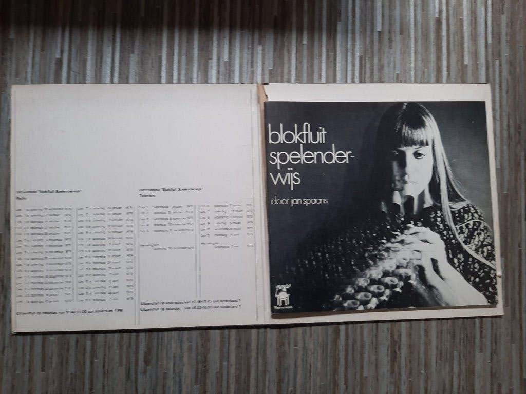 Blokfluit Spelenderwijs Jan Spaans – vinyl LP met boekje, Muziek en Instrumenten, Blaasinstrumenten | Blokfluiten, Ophalen, Gebruikt
