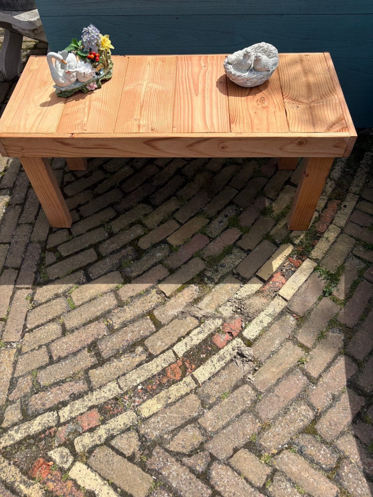 Plantentafel, van douglas hout, zo goed als nieuw., Ophalen, Zo goed als nieuw
