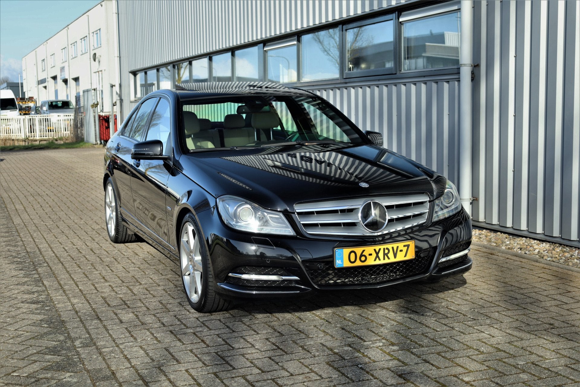 Mercedes-Benz C-Klasse C 350 4M Avantgarde (bj 2011), Euro 5, Beige, Zwart, Leder