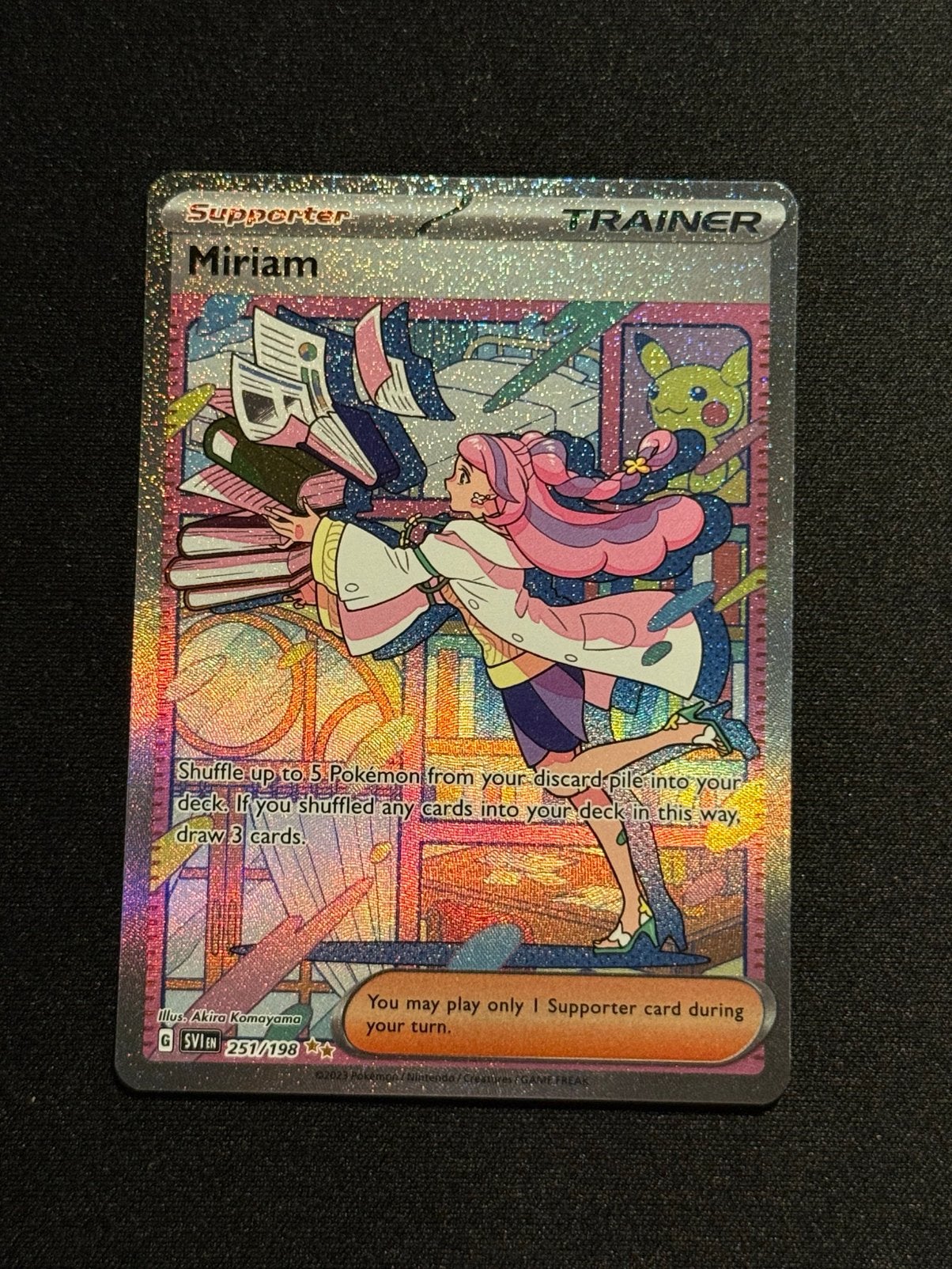 Miriam - Trainer, Ophalen of Verzenden, Zo goed als nieuw, Losse kaart