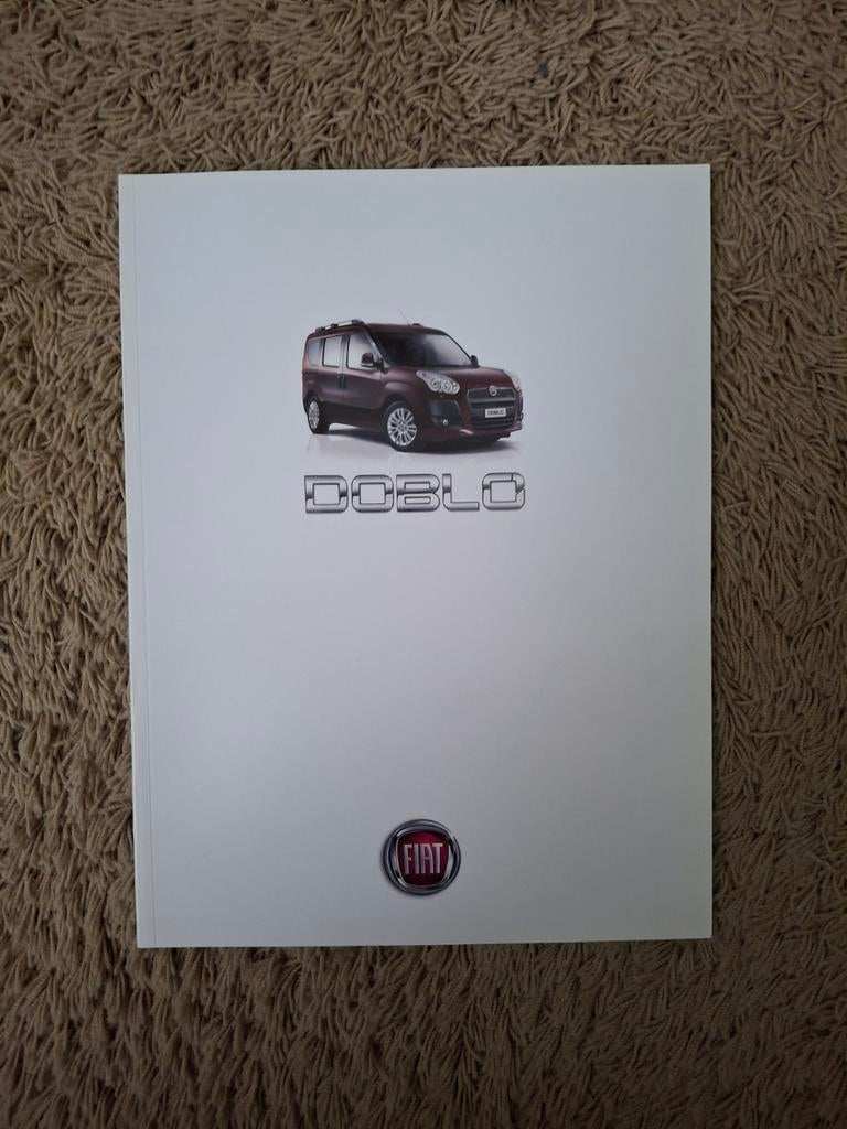Autofolder Fiat Doblo 2e generatie, Verzenden, Gelezen, Overige merken