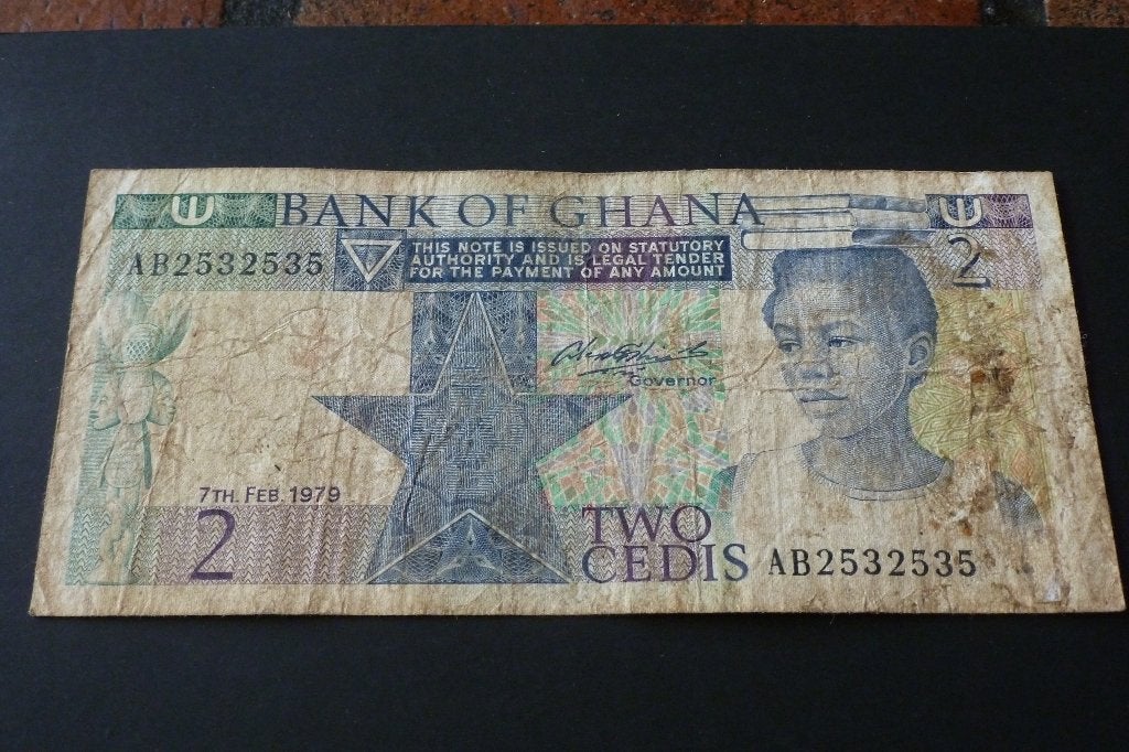 Bankbiljet - 5x Ghana - 2 cedis 1979 (bc 87, Ophalen of Verzenden, Overige landen, Setje