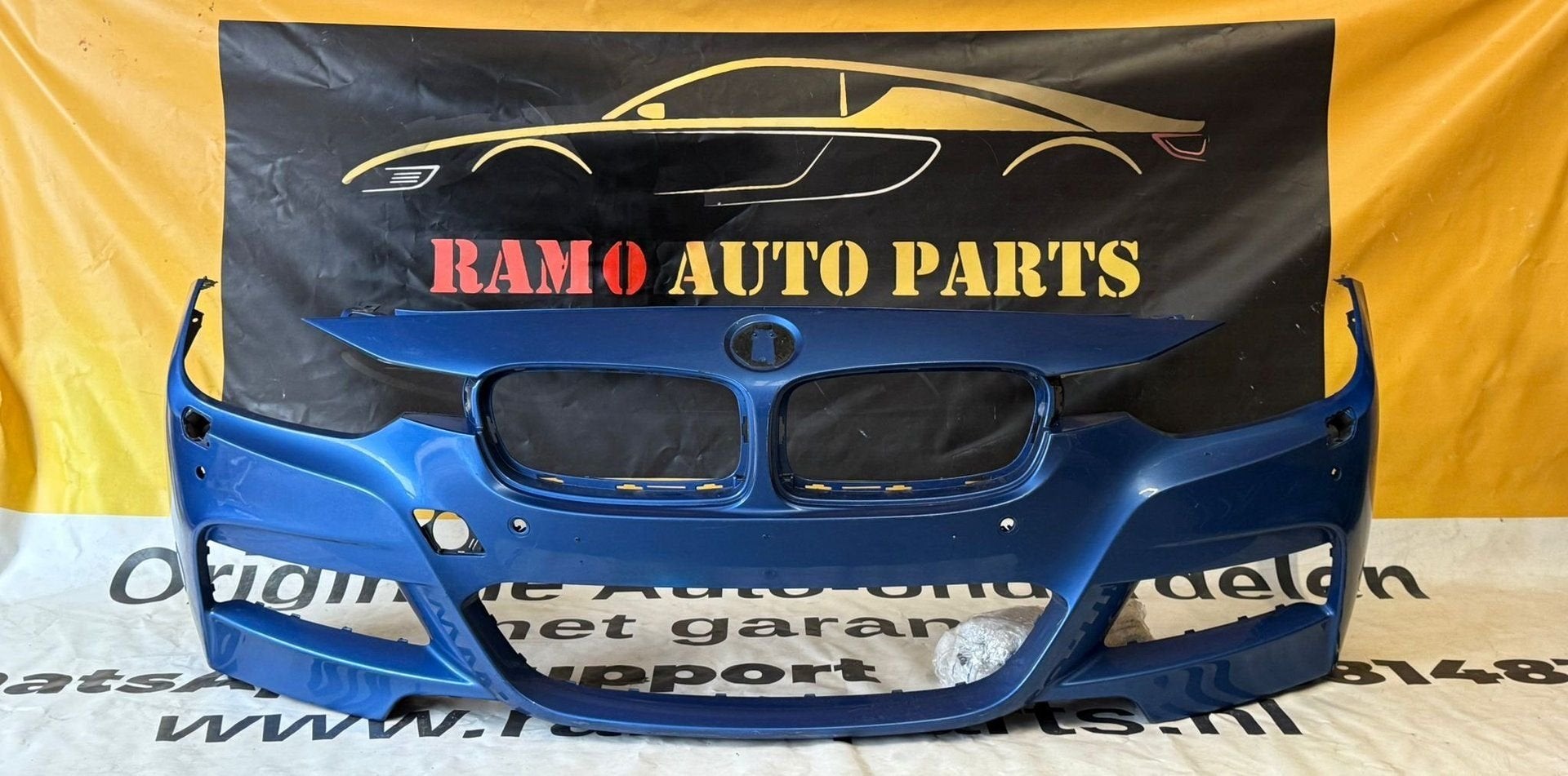 VOORBUMPER BMW 3 SERIE F30 F31 M PAKKET KLS PDC 51118054128, Gebruikt, -, Voor, -