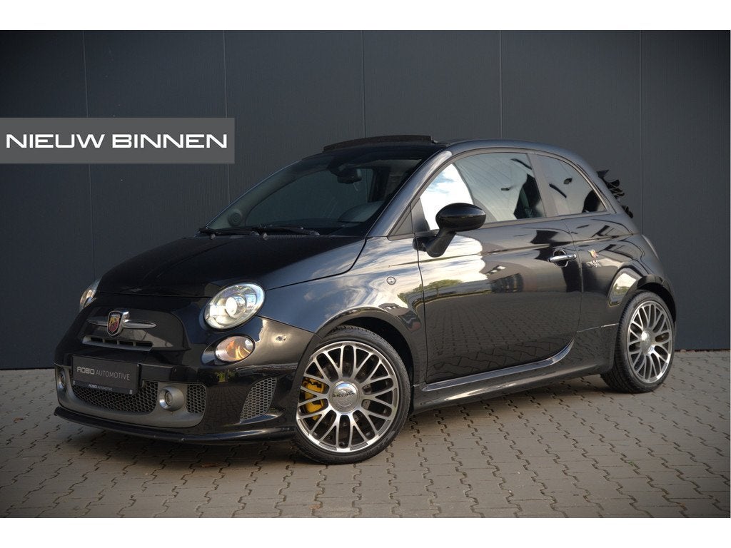 Abarth 500 C 1.4 T-Jet Abarth 595 Turismo | Stoelverwarming, Auto's, Abarth, Voorwielaandrijving, Euro 5, 15 km/l, Zwart