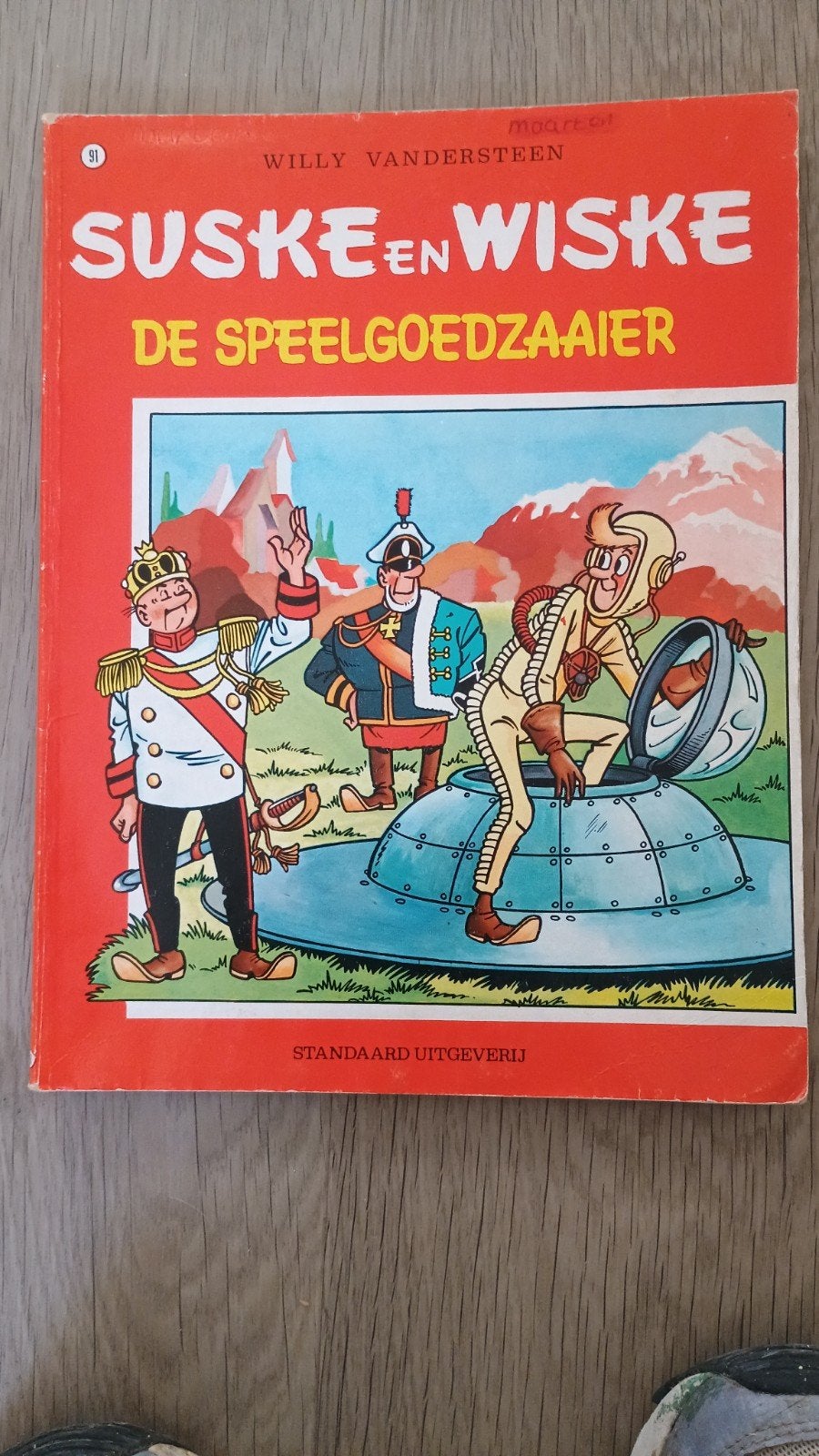 Suske en Wiske - De Speelgoedzaaier (Nr. 91), Eén stripboek, Ophalen of Verzenden, Gelezen, Willy Vandersteen